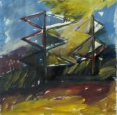Dolmári angyalok, 1997, a, m papír, 75x75 cm