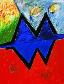 Ég és föld között, 1997 a, v, 250x150 cm