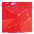 Vörös ruhás angyal, 1998, a, m papír, 75x75 cm