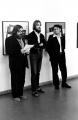 Művésztelepi Galéria (megnyitja: HANN Ferenc; jobbról: LADÁNYI József; középen: AKNAY János), Művésztelepi Galéria, Szentendre, 1982, 