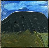 Kőhegy, 1996, a, fa, 15x15 cm