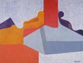 Szentendrei s. II., 1976, o, p, 91x122 cm Szentendrei s. II., 1976, o, p, 91x122 cm