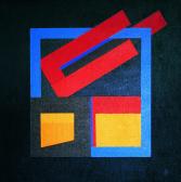 Jelzés, 1983, a, v, 40x40 cm