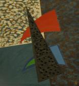 A gyilkos háromszög, 1990, a, v, 28,5x26,5 cm