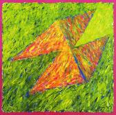 Napfényben, 1998, a, m papír, 75x75 cm