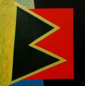 Kapcsolat, 2001, a, v, 130x130 cm