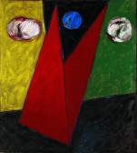 Felhők között, 1998, a, v, 245x221 cm (Miki)