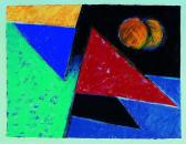 Nagy utazás, 1999, a, m papír, 50x70 cm