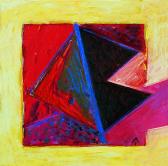 Bíbor angyal, 1997, a, v, 40x40 cm