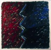 Kapcsolat, 1995, a, m papír, 75x75 cm (Miki)