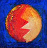 Születés, 1997, a, v, 40x40 cm