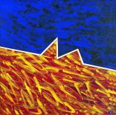 Esti angyal, 1997, a, v, 40x40 cm