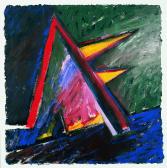 Angyal érkezett, 1998 a, m papír, 75x75 cm