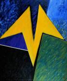Sárgaruhás angyal, 1995, a, v, 120x101 cm