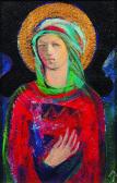 Őrangyal, 2002, a, m papír, 20x13 cm