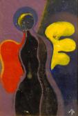A fürkésző angyal, 1998, a, m papír, 15x20 cm