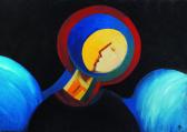 Őrangyal, 2003, a, m papír, 60x80 cm