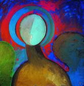 Őrangyal, 2003, a, m papír, 75x75 cm Őrangyal, 2003, a, m papír, 75x75 cm