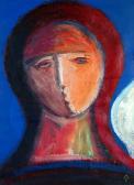 Festőangyal, 2006, a, m papír, 40x30 cm