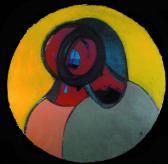 Kapcsolat (Angyal), 2003, a, m papír, átm 80 cm