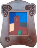 Emlék, 2008, a, v, egyedi keret, 26x20,5 cm