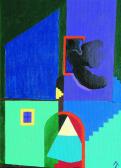 Éjszakai angyal, 2004, a, v, 50x40 cm