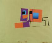 Kitörés, 1981, 50x60 cm Kitörés, 1981, 50x60 cm