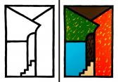 01-0675 Emlék (Diptychon), 2006, (2x) 100x70 cm