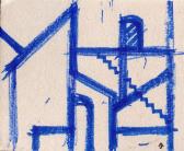 A ol, Vázlat, 2006, filctoll, karton, 20,5x24 cm